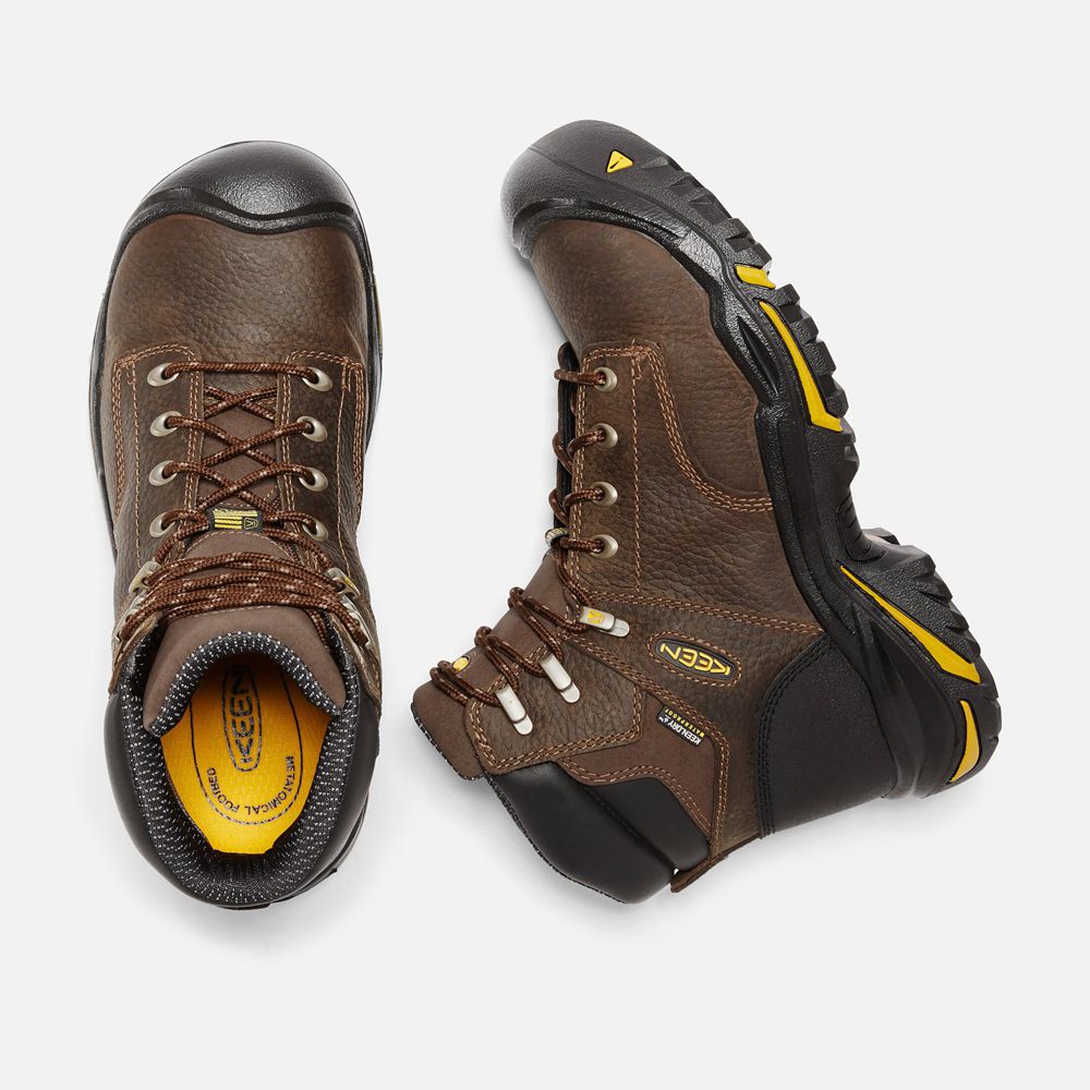 Keen Laarzen Heren Bruin - Mt Vernon 6\" (Soft Toe) - 27316-WKIY